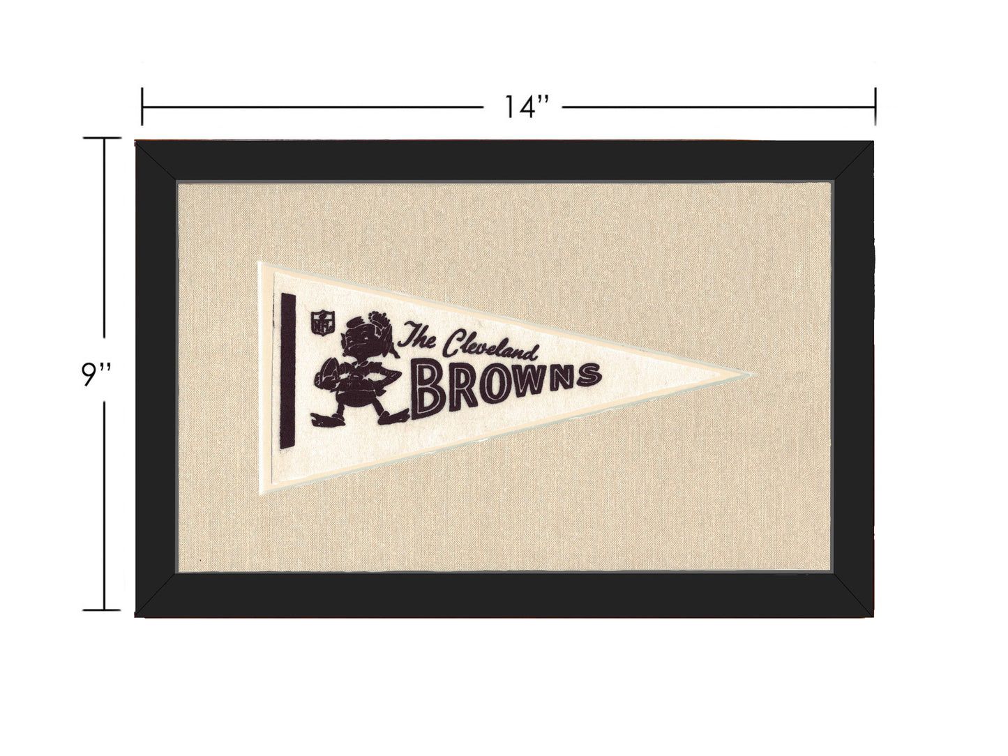 Vintage Cleveland Browns Pennant
