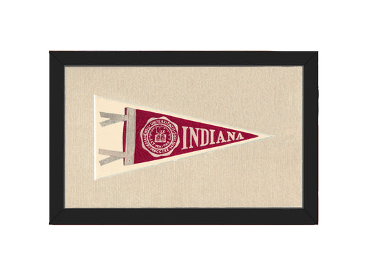 Vintage University of Indiana Pennant