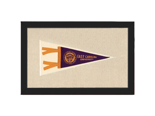 Vintage East Carolina University Pennant