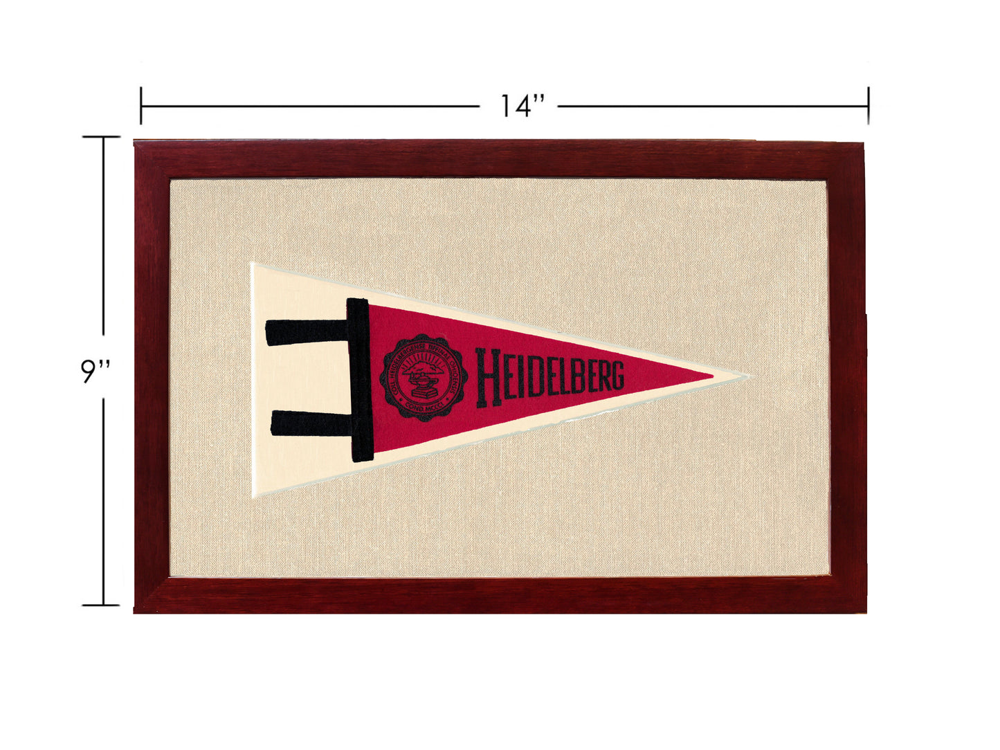 Vintage Heidelberg University Pennant