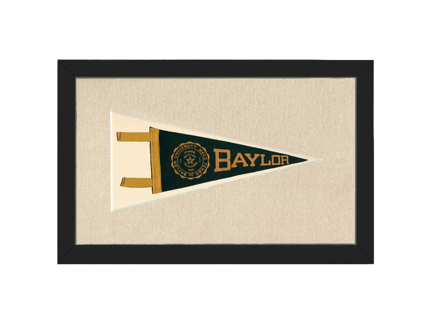 Vintage Baylor University Pennant