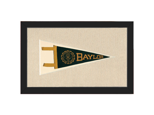Vintage Baylor University Pennant