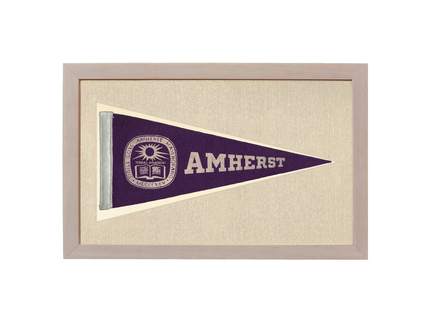 Vintage Amherst College Pennant