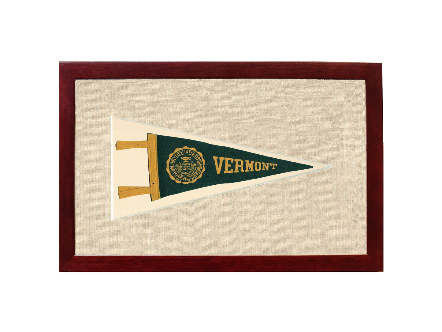 Vintage Vermont University Pennant