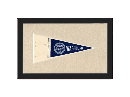 Vintage Washburn University Pennant