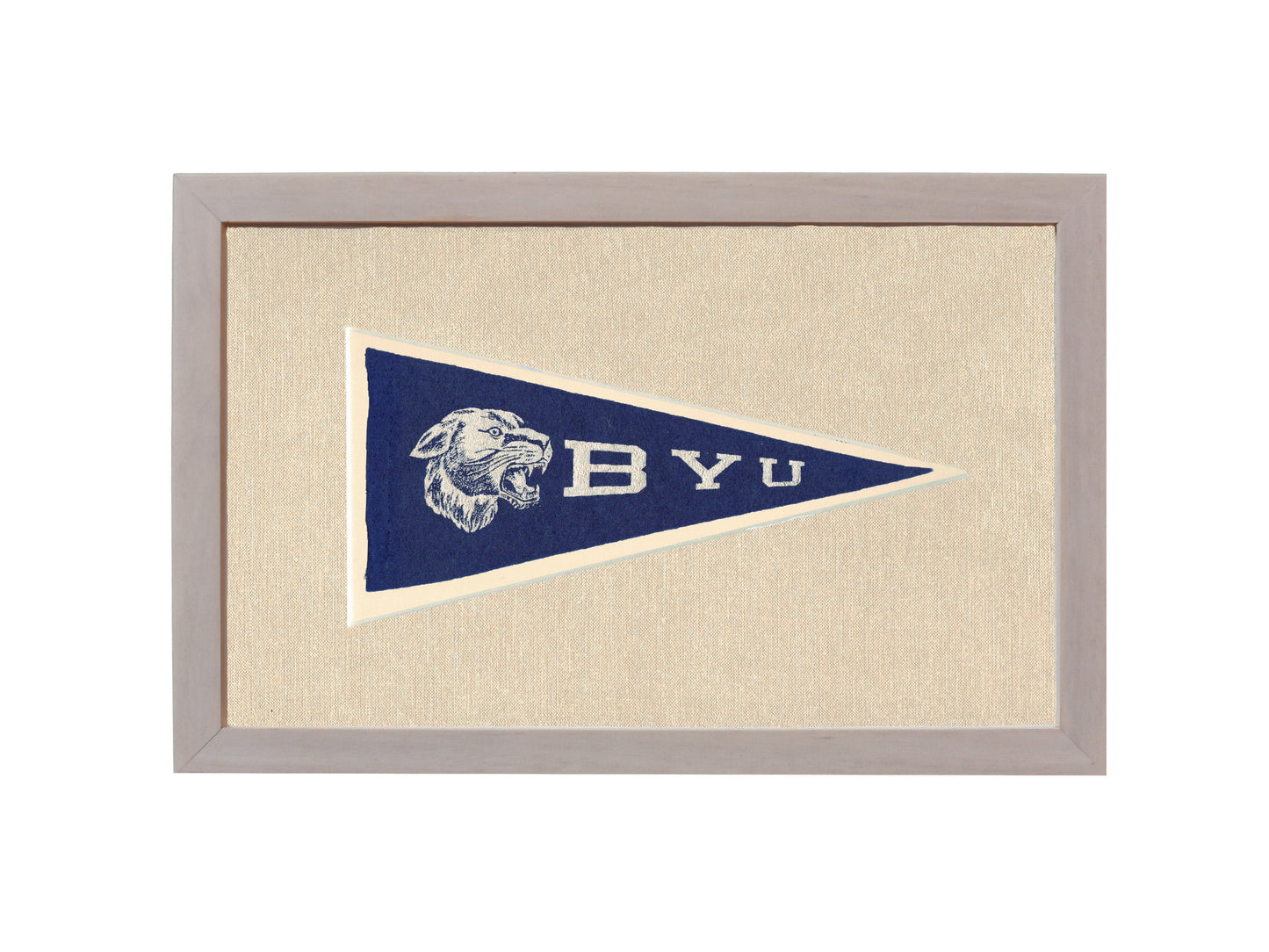 Vintage Brigham Young University Pennant