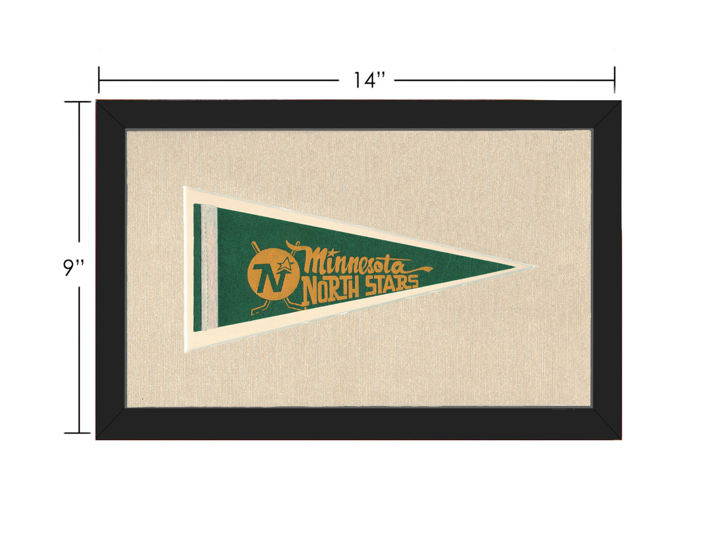 Vintage Minnesota North Stars Pennant