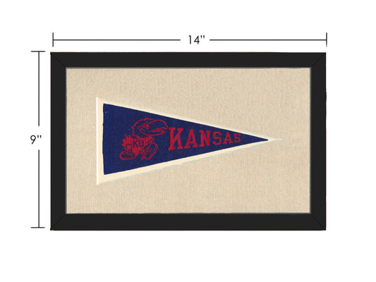 Vintage University of Kansas Pennant