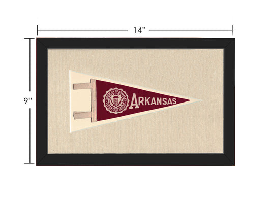 Vintage University of Arkansas Pennant