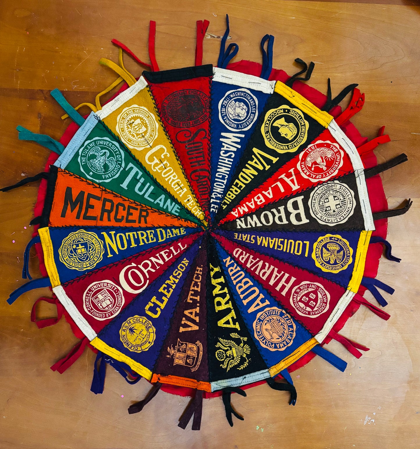 Vintage Brown University Pennant