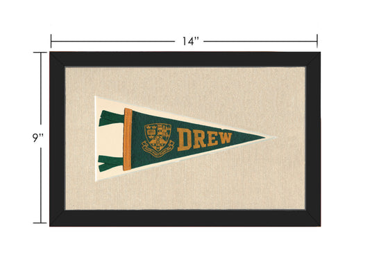 Vintage Drew University Pennant