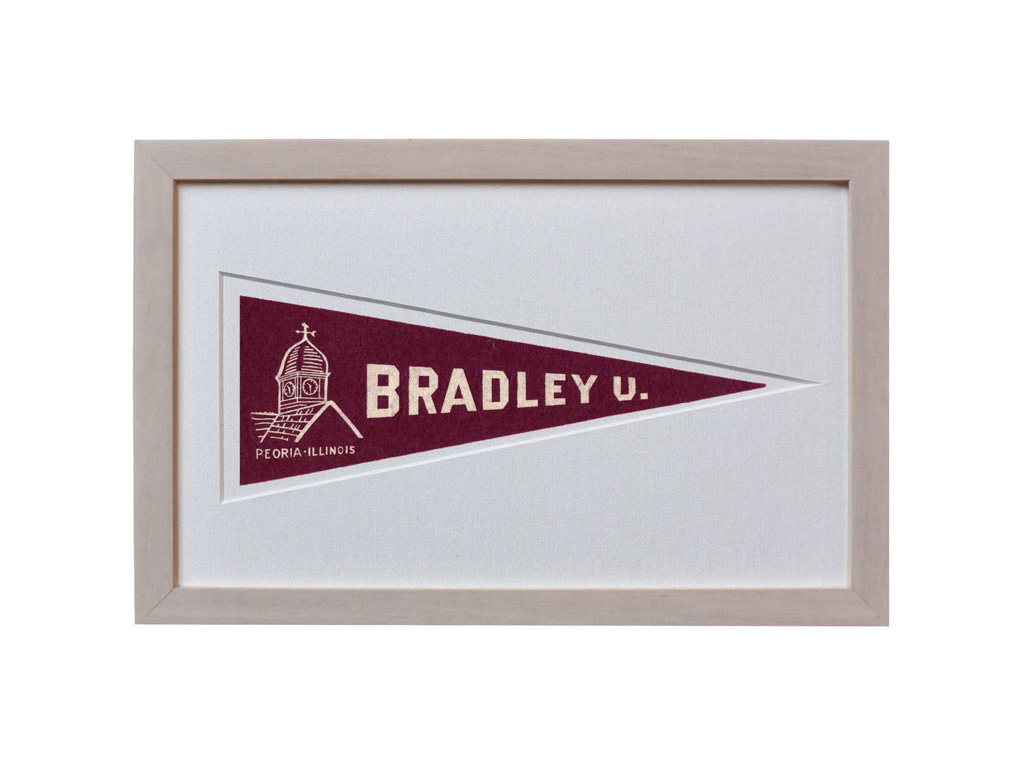 Vintage Bradley University Hormel Pennant
