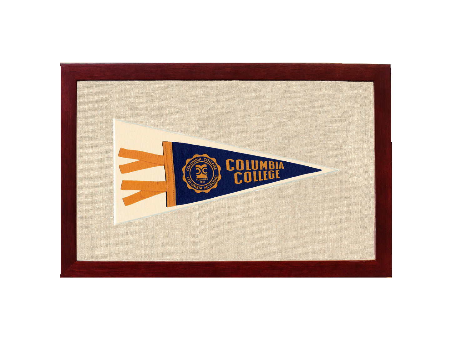 Vintage Columbia College Pennant