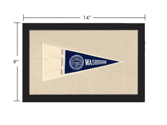 Vintage Washburn University Pennant