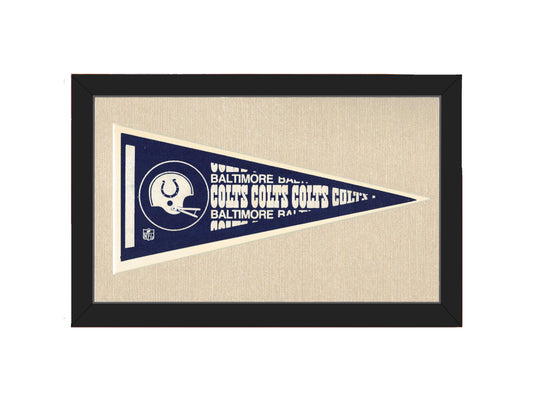 Vintage Baltimore Colts Pennant