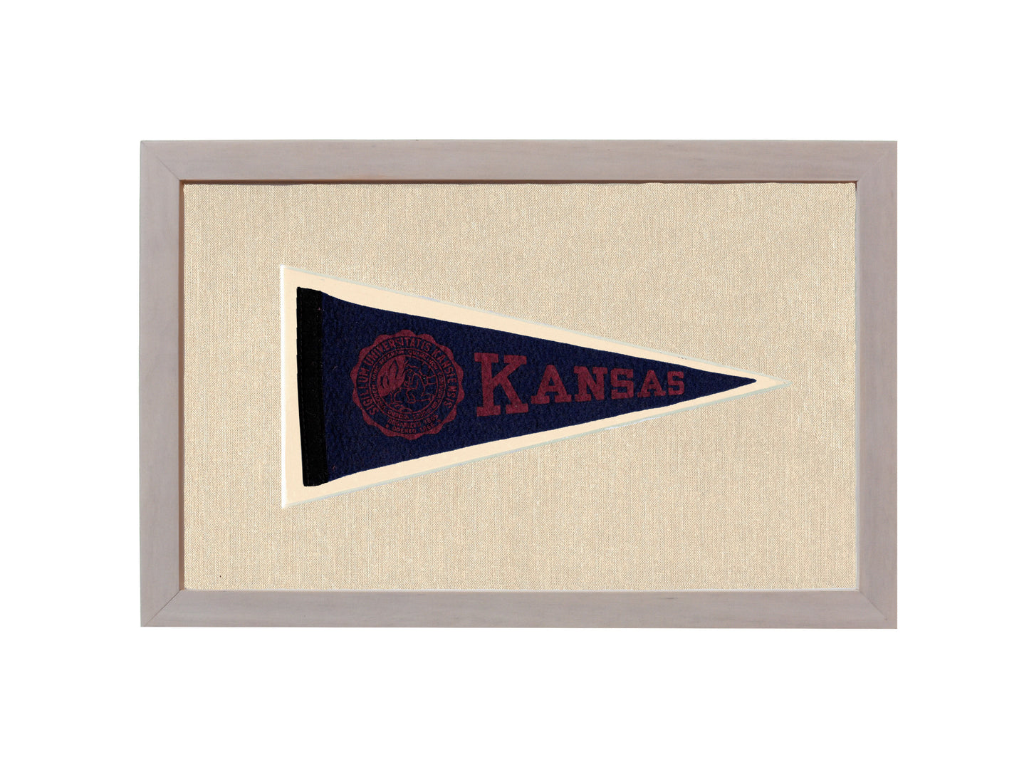 Vintage University of Kansas Pennant