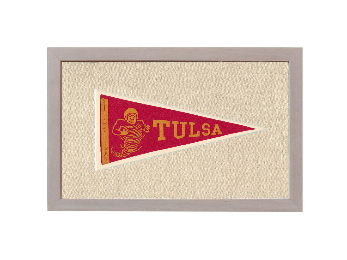 Vintage Tulsa University Pennant