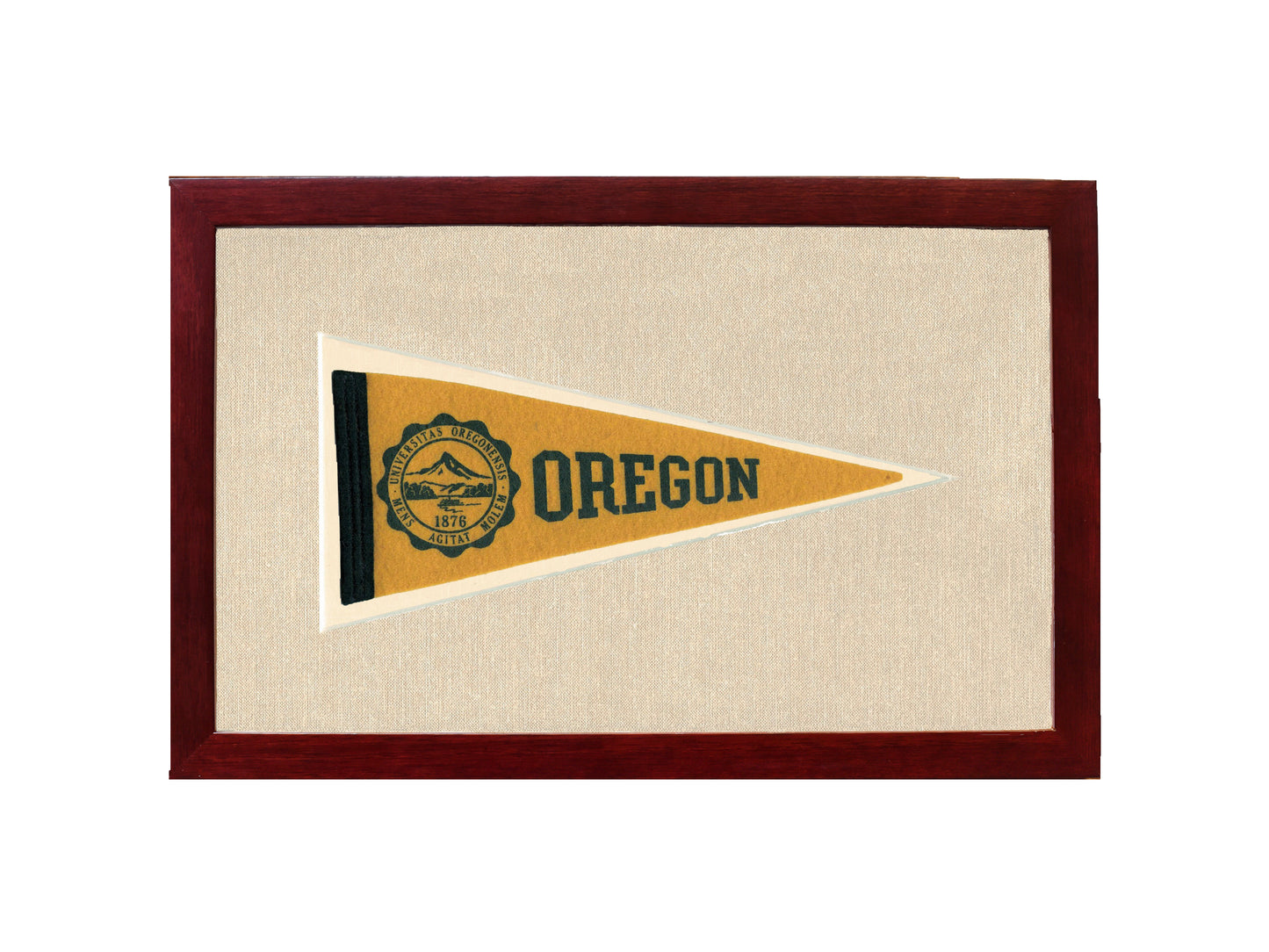 Vintage University of Oregon Pennant