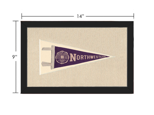 Vintage Northwestern University Pennant
