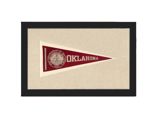 Vintage University of Oklahoma Pennant