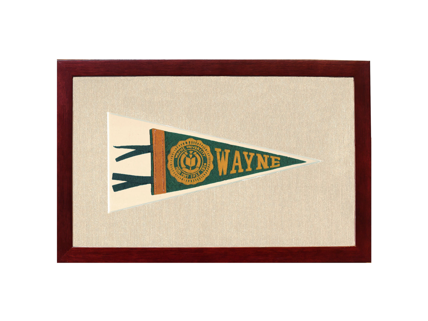 Vintage Wayne University Pennant