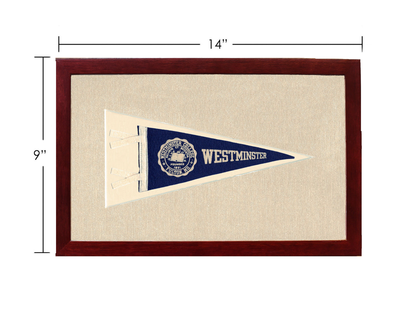 Vintage Westminster College Pennant
