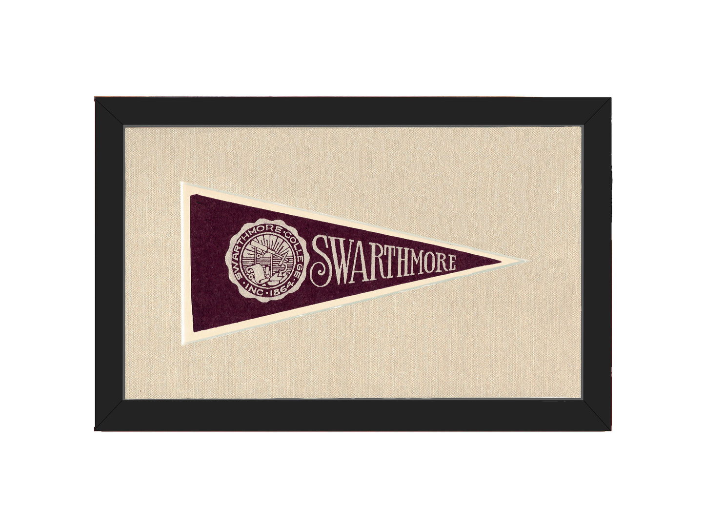 Vintage Swarthmore College Pennant