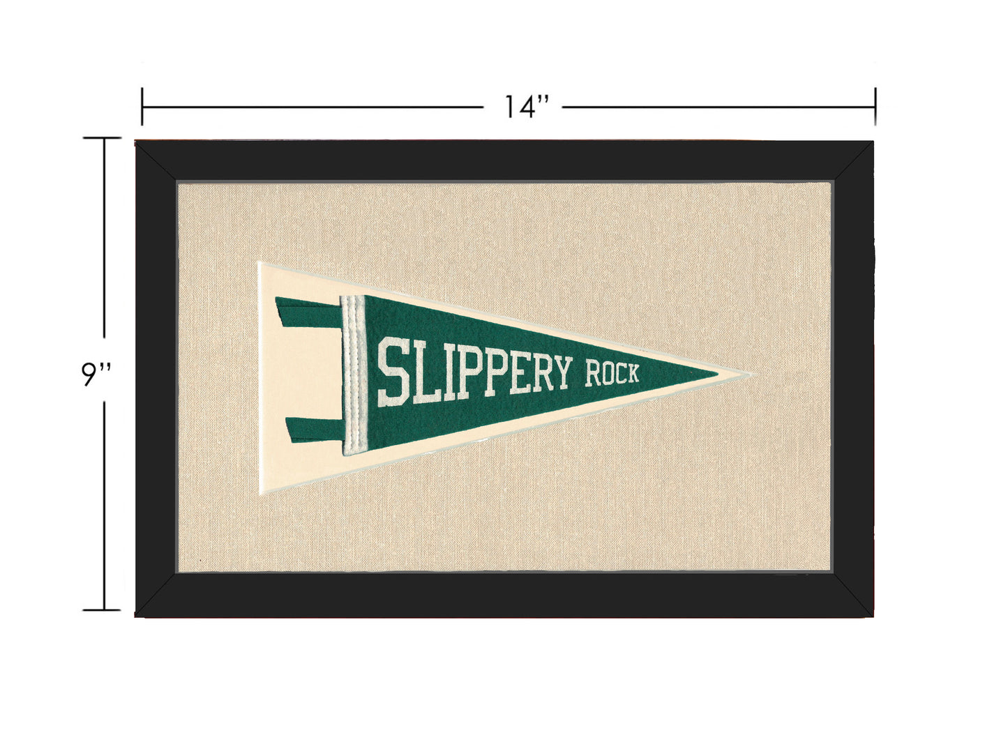 Vintage Slippery Rock University Pennant