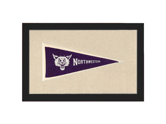 Vintage Northwestern Pennant