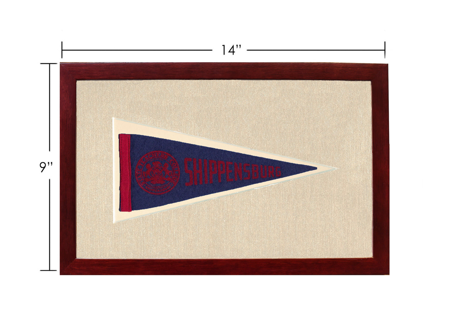 Vintage Shippensburg College Pennant