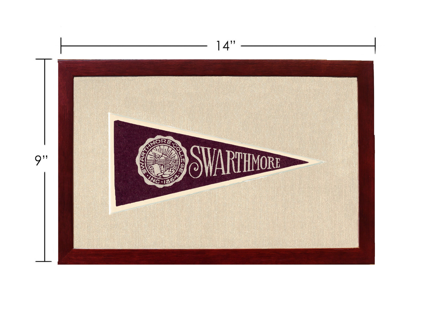 Vintage Swarthmore College Pennant