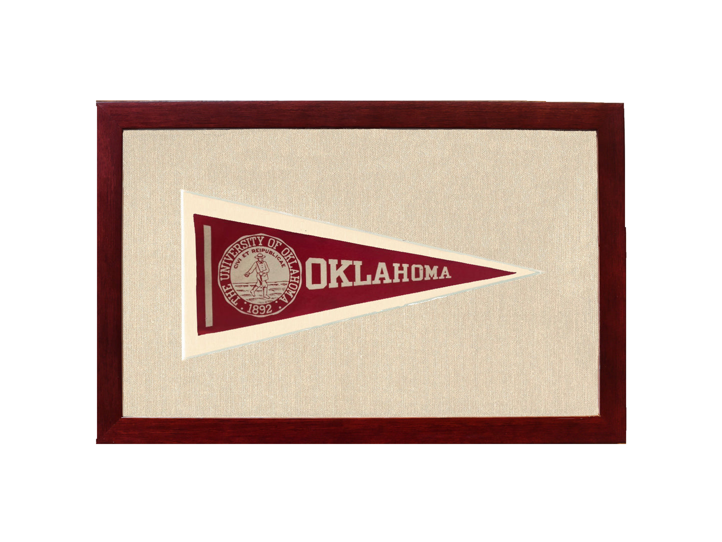 Vintage University of Oklahoma Pennant