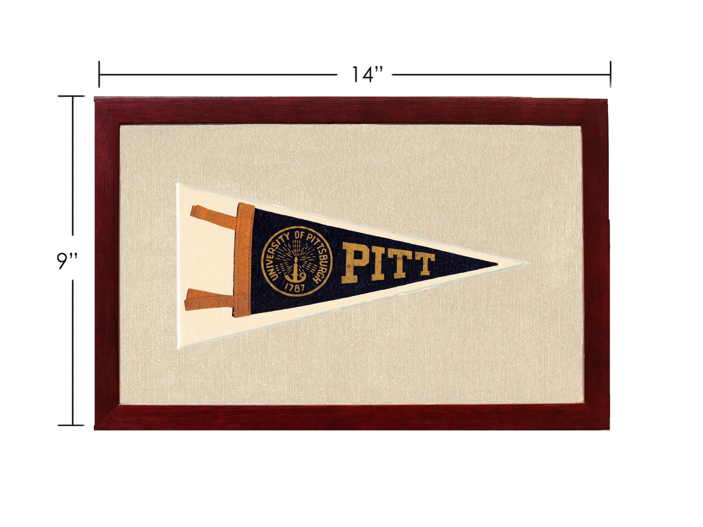 Vintage University of Pittsburgh Pennant