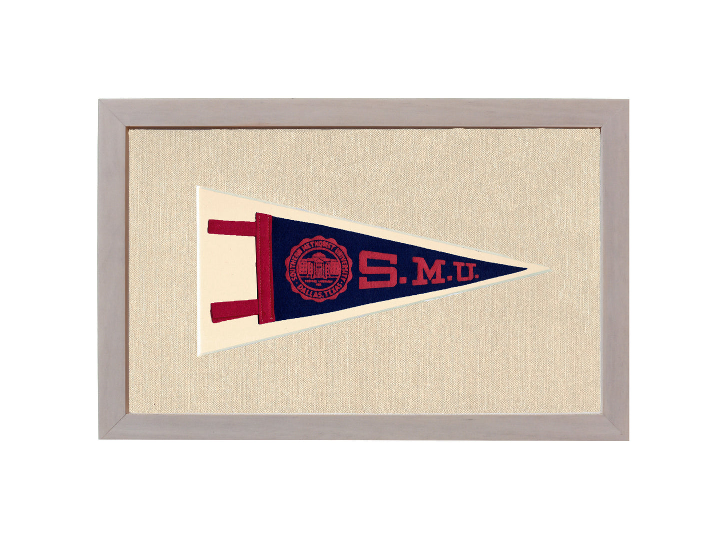 Vintage Southern Methodist University Pennant