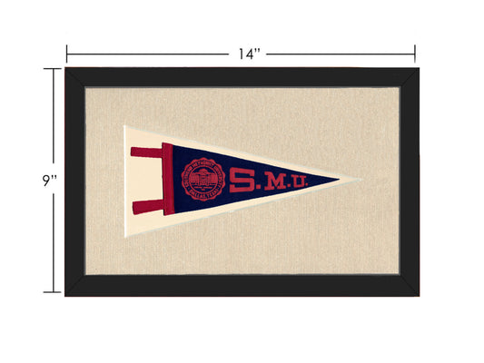 Vintage Southern Methodist University Pennant