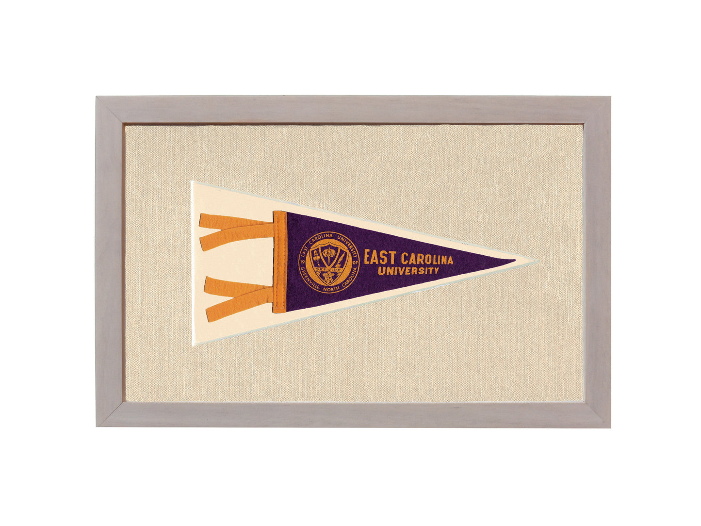 Vintage East Carolina University Pennant