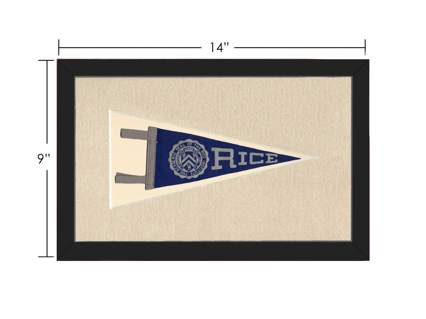 Vintage Rice Pennant
