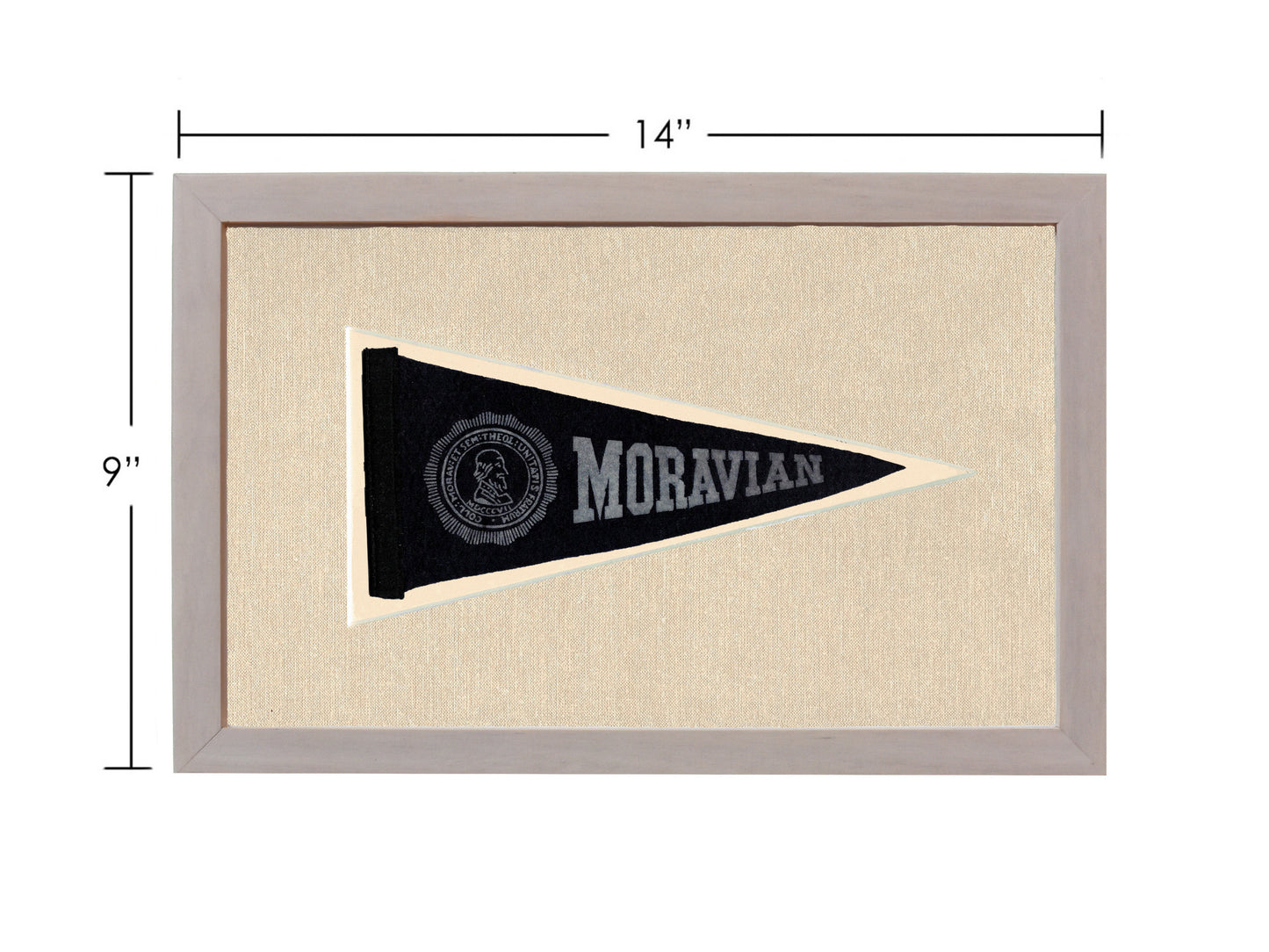 Vintage Moravian University Pennant