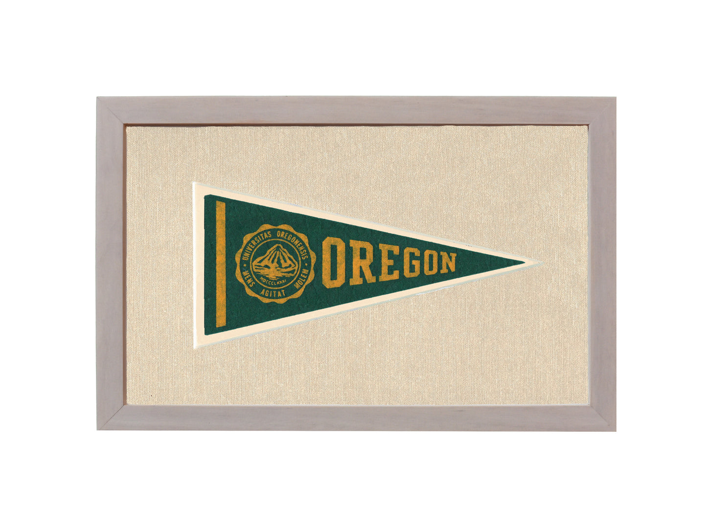 Vintage University of Oregon Pennant