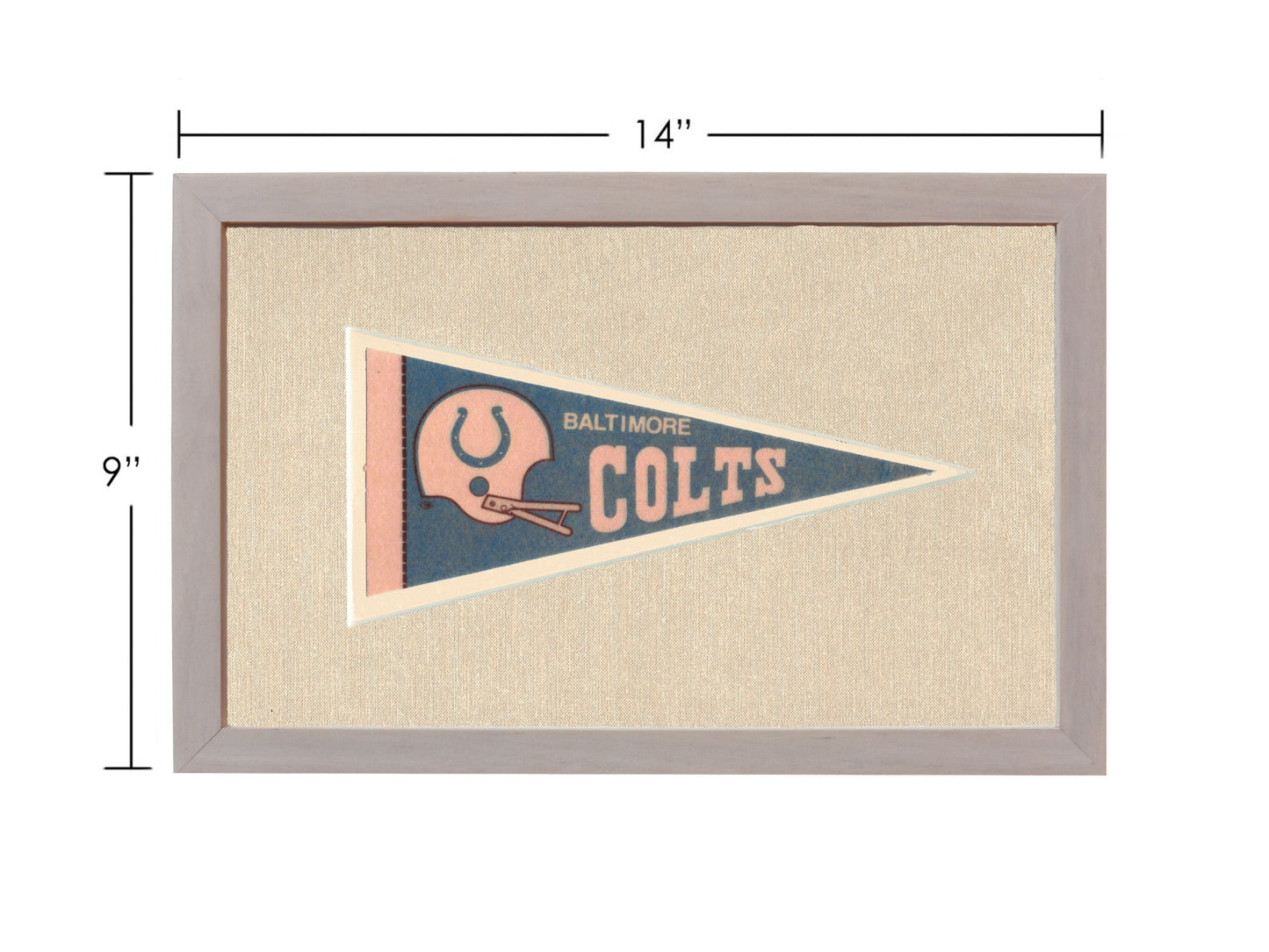 Vintage Baltimore Colts Pennant