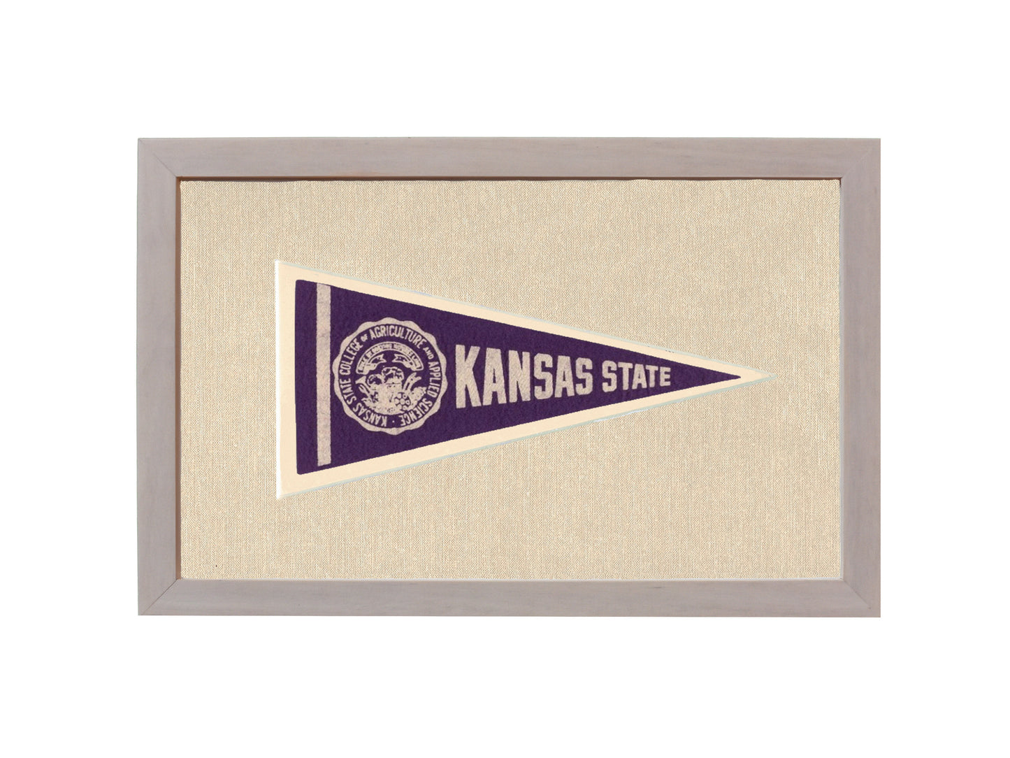 Vintage Kansas State University Pennant