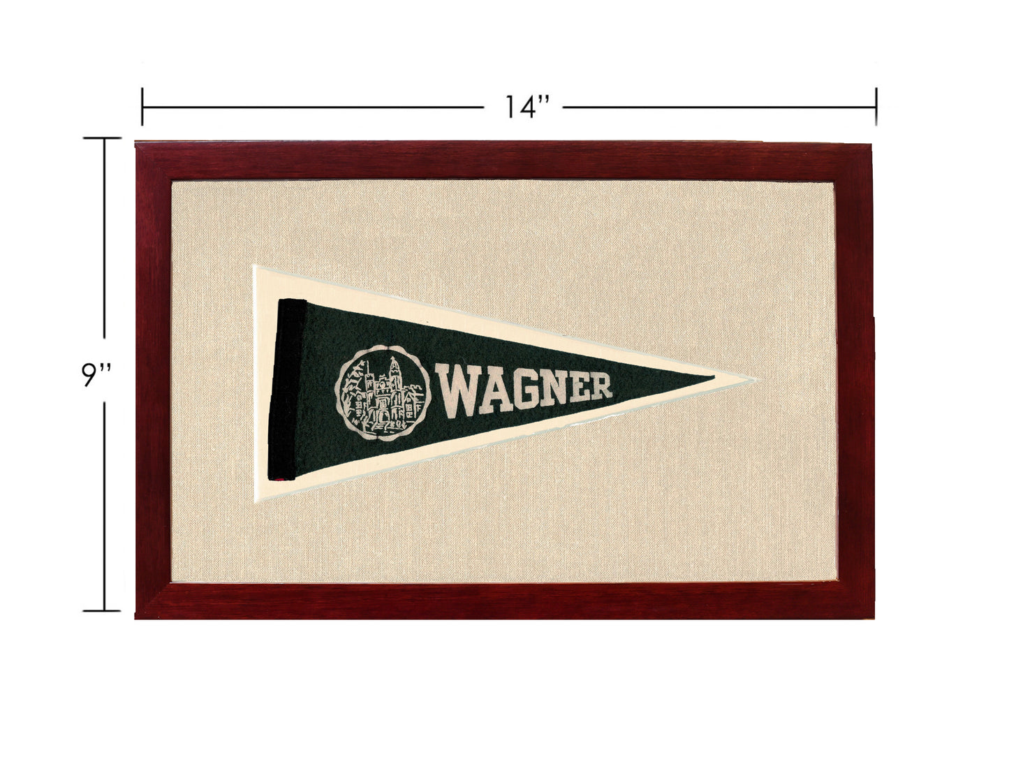 Vintage Wagner College Pennant