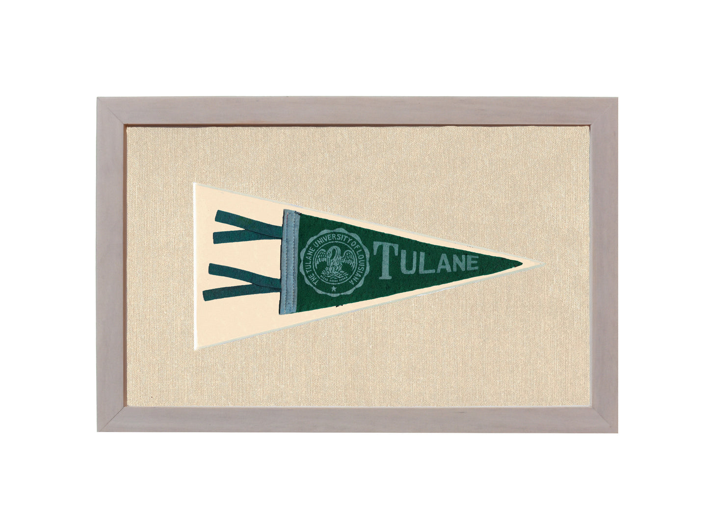 Vintage Tulane University pennant
