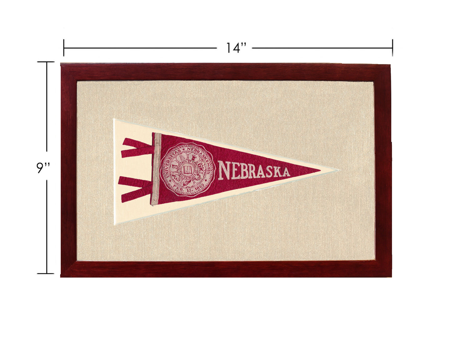 Vintage University of Nebraska Pennant