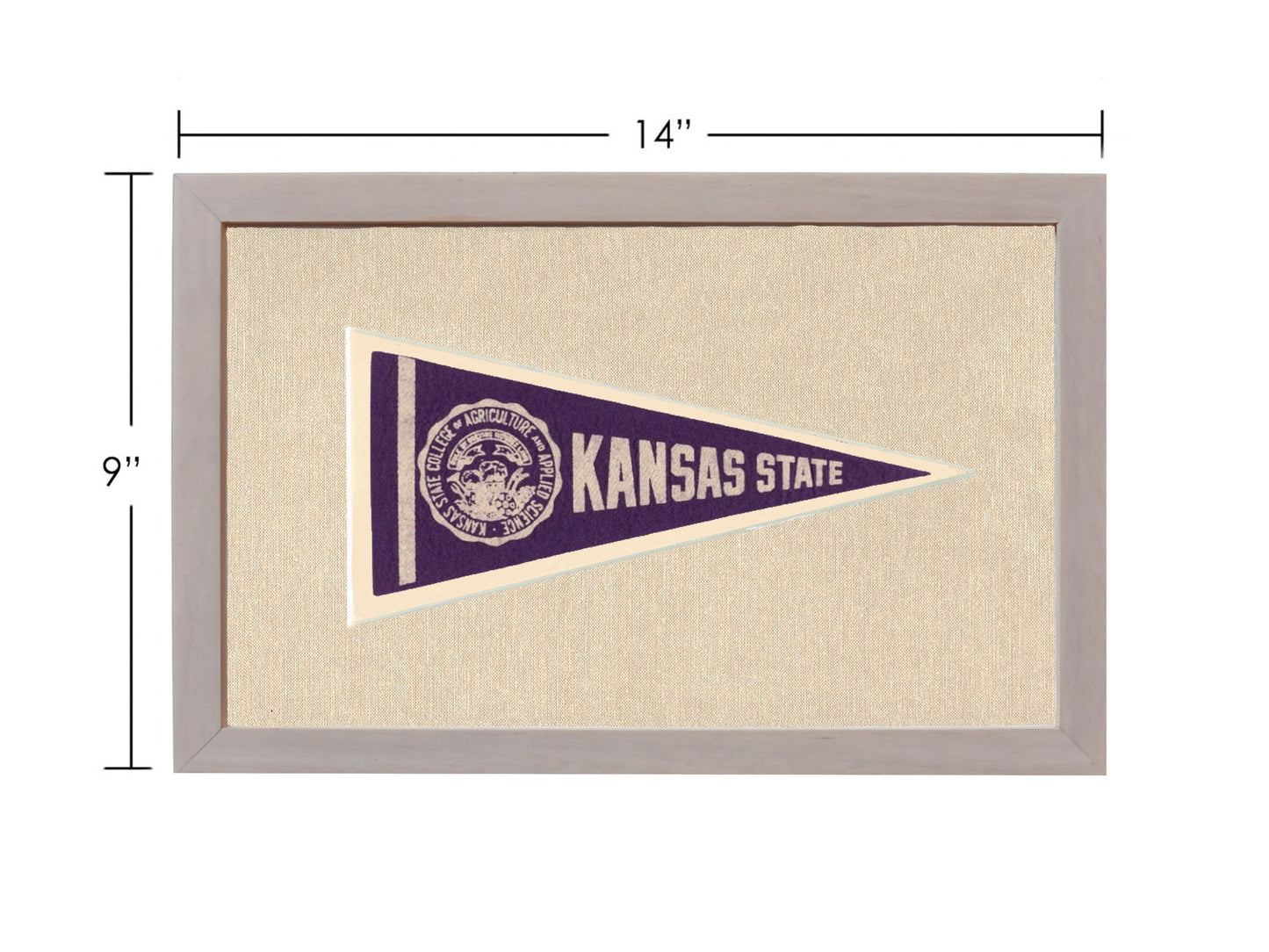 Vintage Kansas State University Pennant