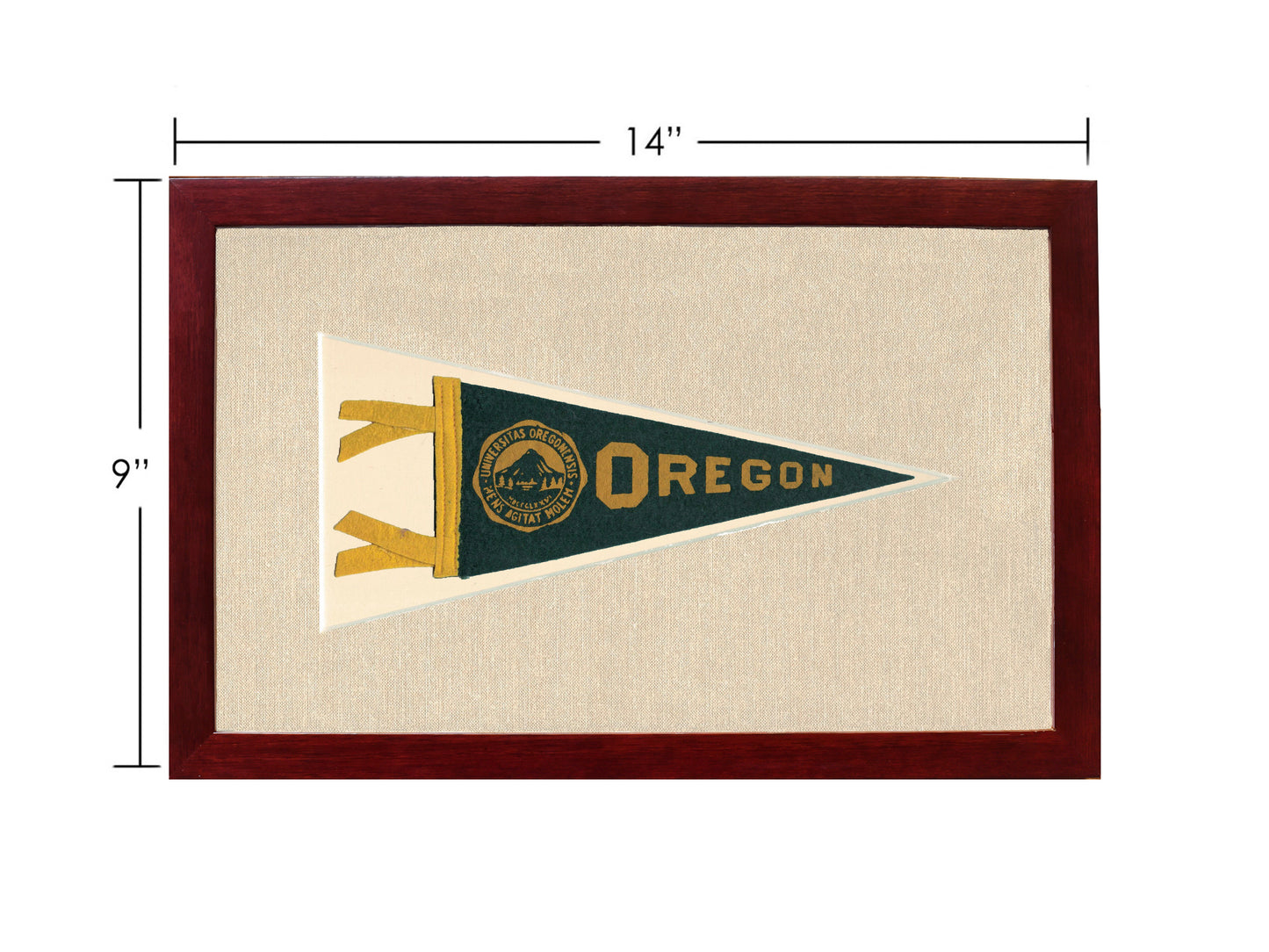 Vintage University of Oregon Pennant