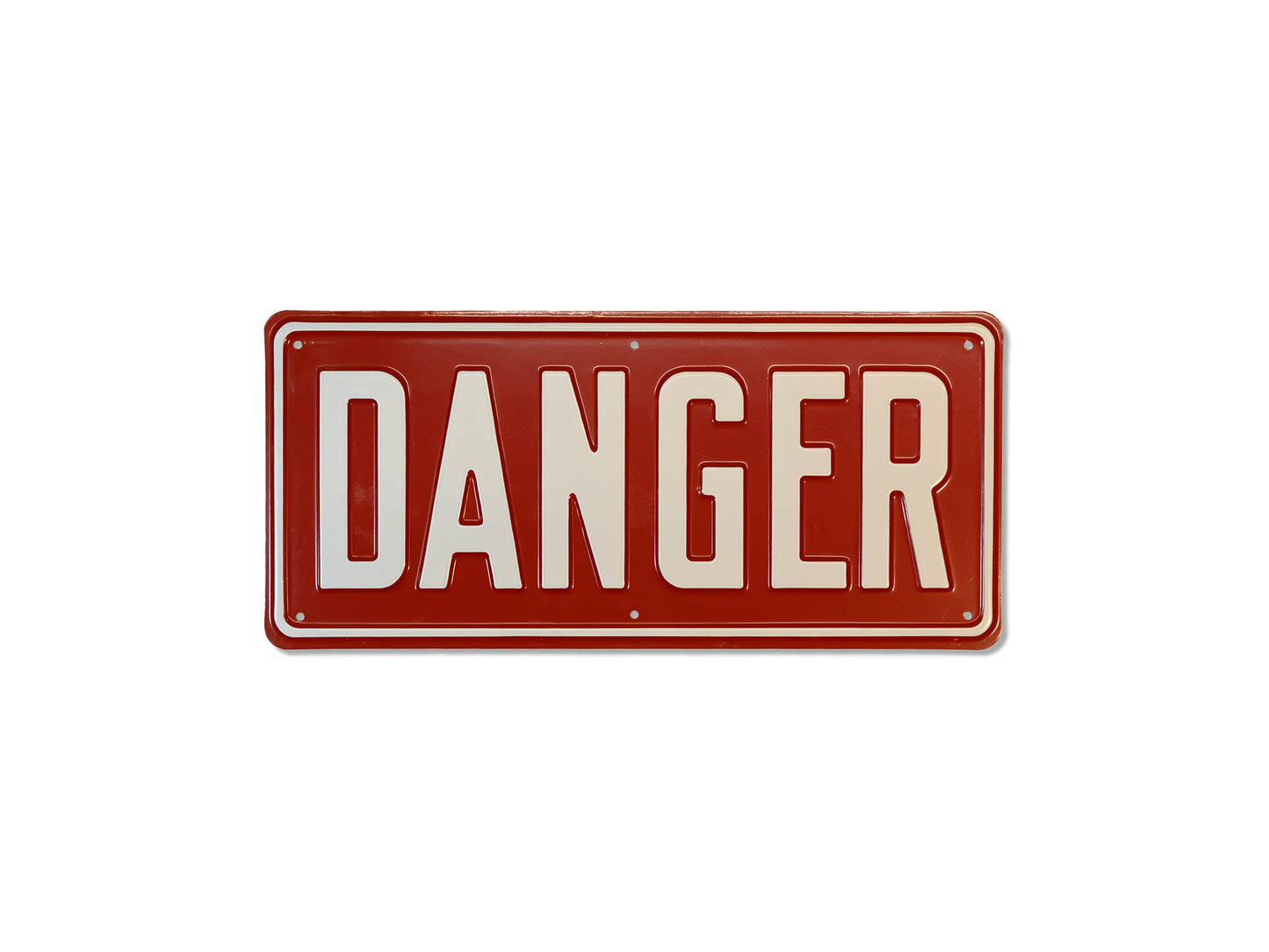 Vintage 1930s "Danger" Metal Sign