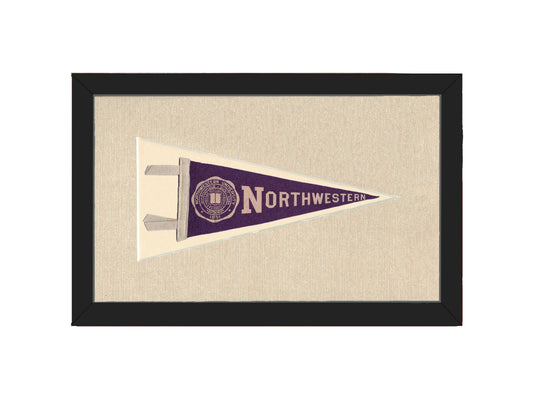 Vintage Northwestern University Pennant