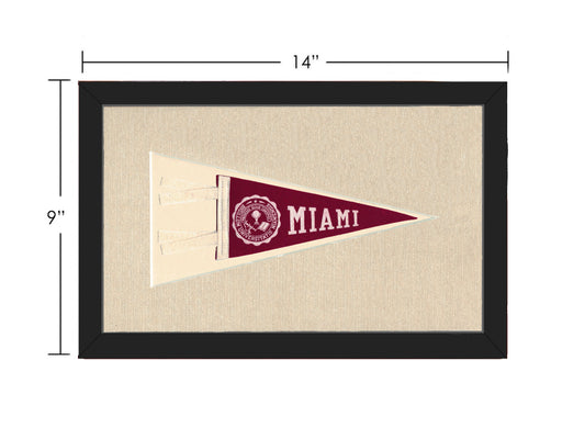 Vintage Miami University Pennant