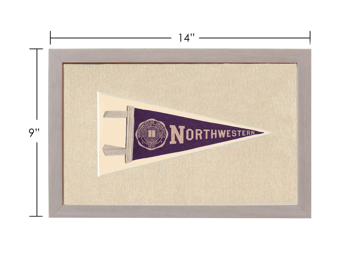 Vintage Northwestern University Pennant